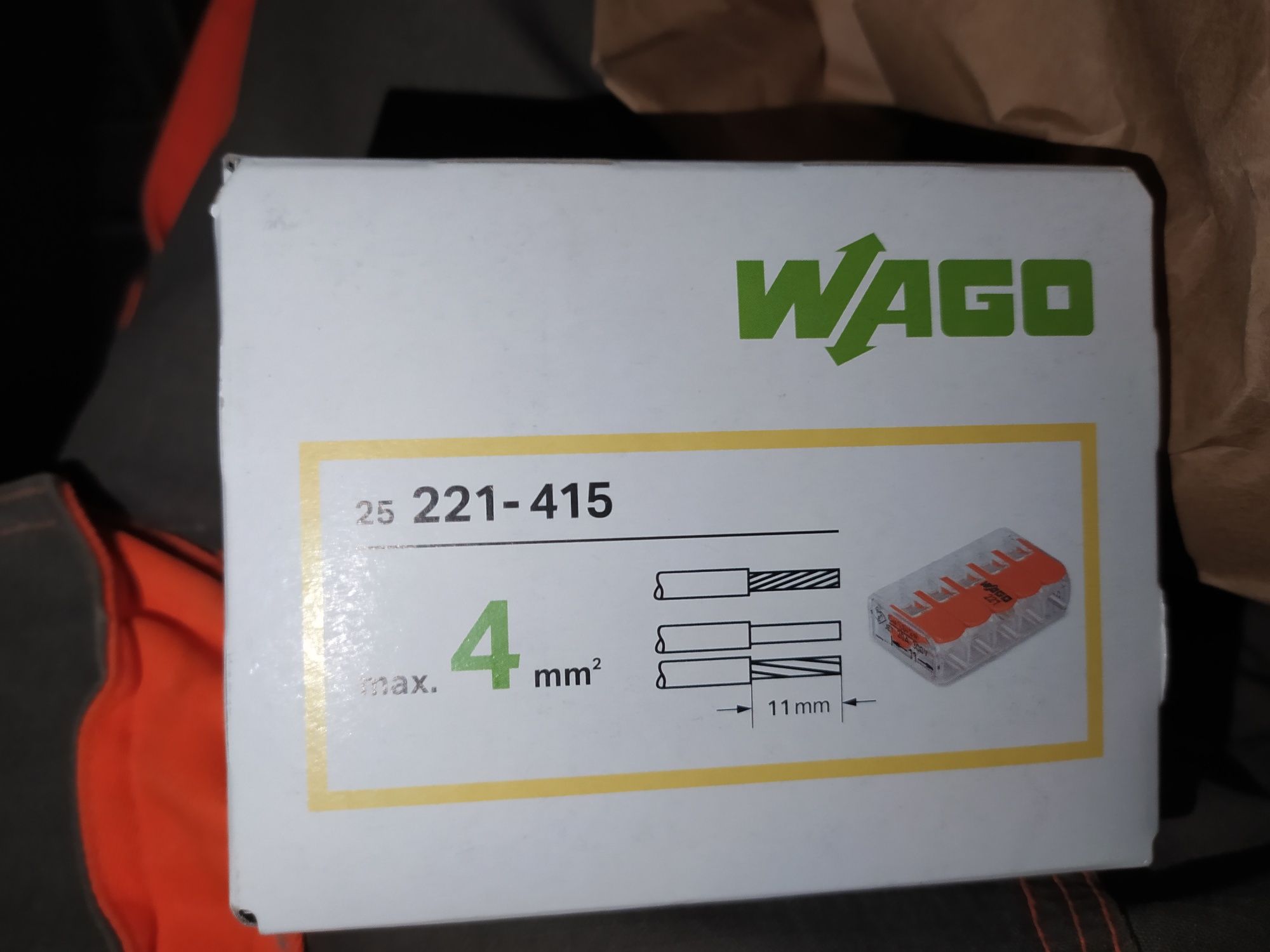 Wago 221-415    5x4mm2