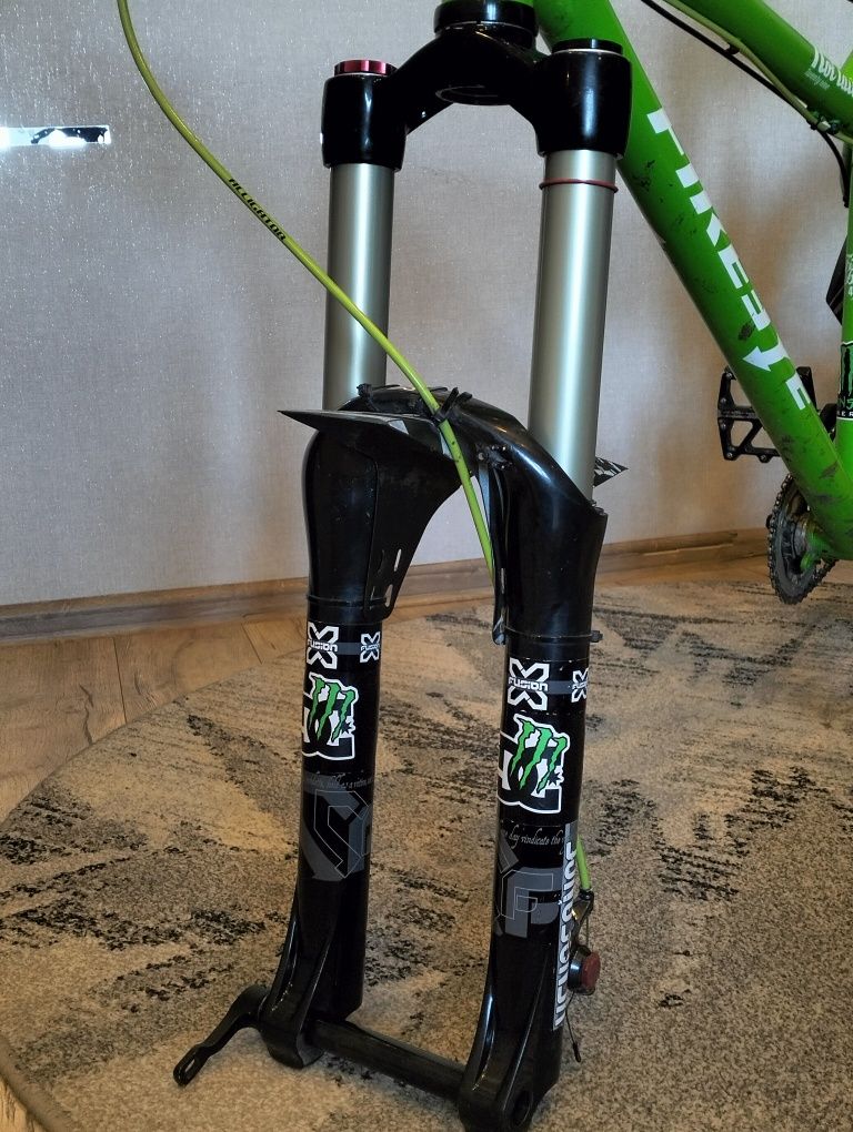 Фрірайд вилка x fusion vengeance 170mm під 26 колесо, Boost