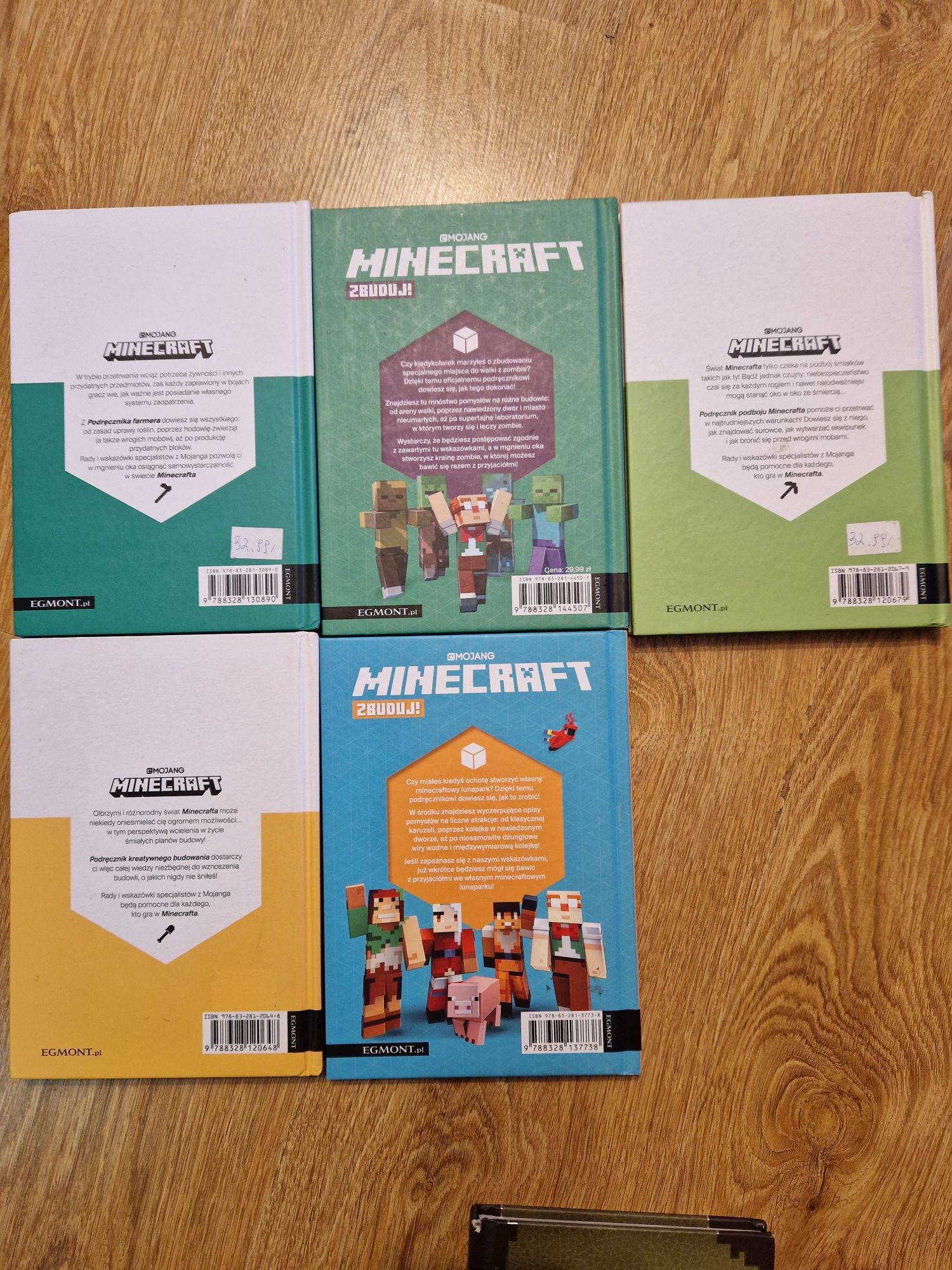 Książki minecraft zestaw