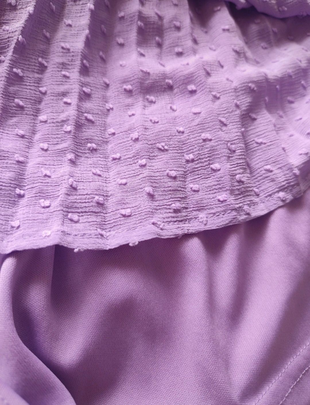 Fioletowa sukienka Zara