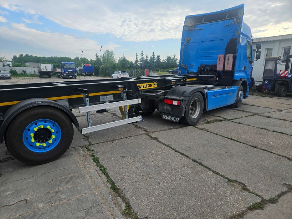 ZESTAW: Ciągnik RENAULT + naczepa KRONE
