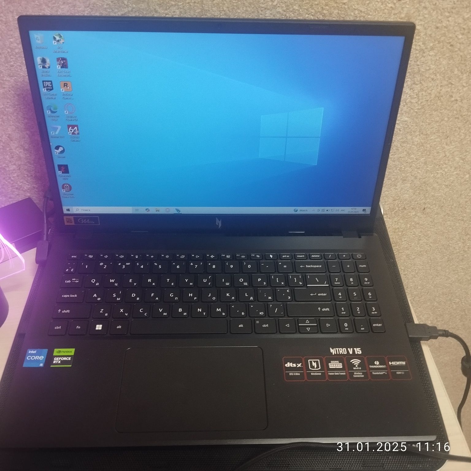 Acer Nitro V15HD 144 Гц Intel Core i5-13420H SSD 512 ГБ RTX 4060, 8 ГБ
