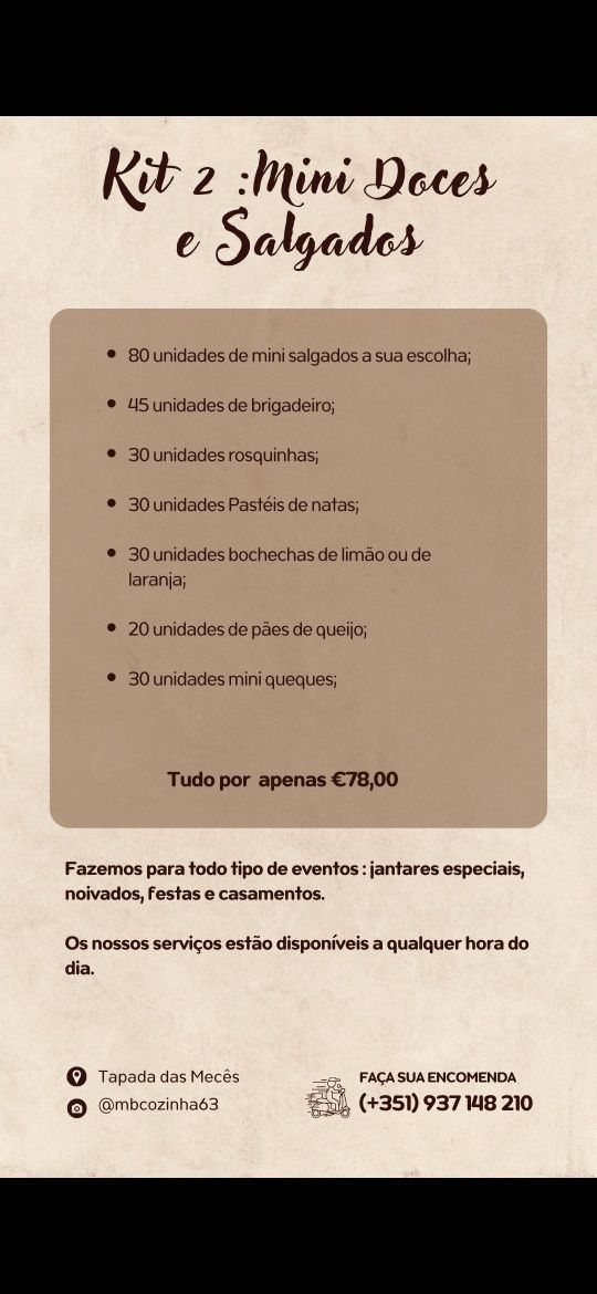 Take Away Doce e Salgados