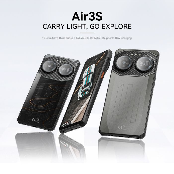 2025! Смартфон IIIF150 Air3S 16/128GB Black Захищений протиударний