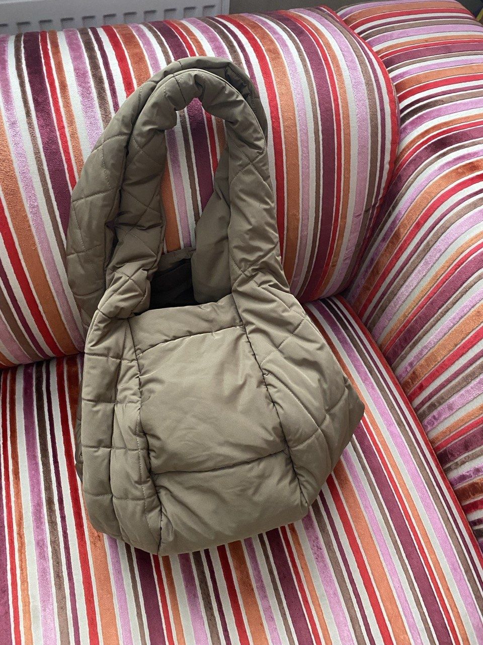 Абсолютно новая сумка-мешок цвета хаки, шоппер, пляжная сумка