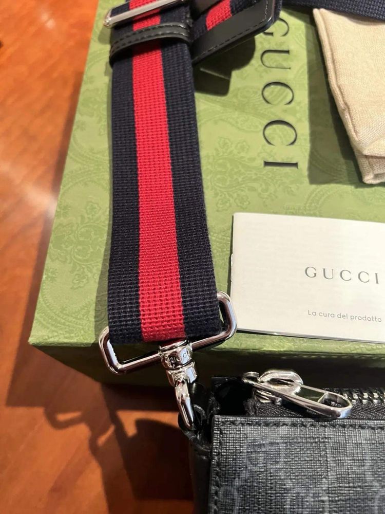 Listonoszka gucci messenger supreme black