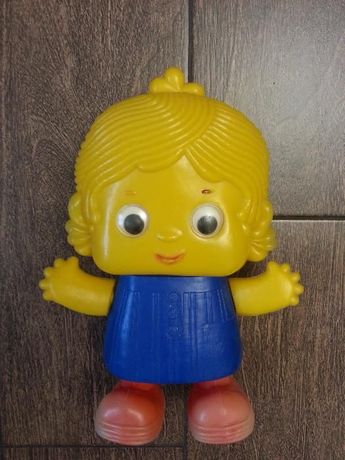 Винтажная советская пластмассовая кукла девочка Топотушка СССР 32 см