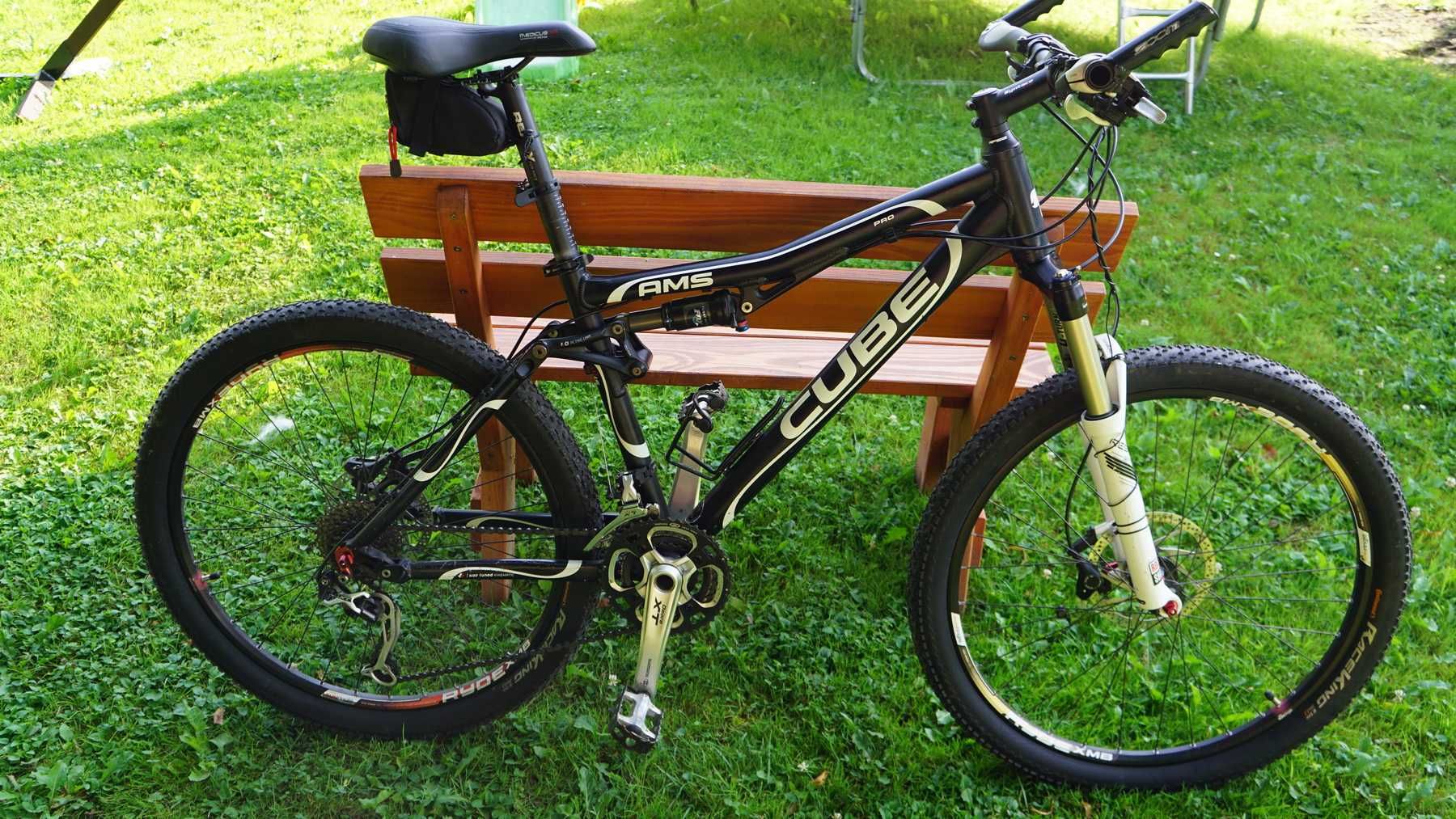 Rower MTB Cube AMS Pro Shimano XT pełna amortyzacja