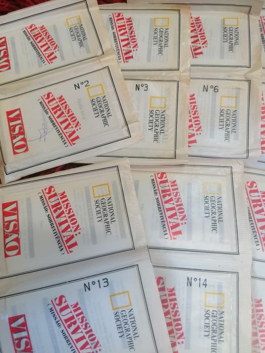 Cartas do Jogo Mission Survival Visão