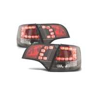 FAROLINS TRASEIROS LED PARA AUDI A4 B7 AVANT 05-08 FUNDO PRETO