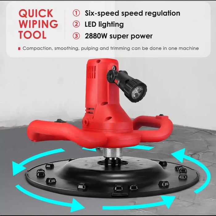 D25- 3 in 1 talocha elétrica orbital Cimento mais misturador lixadeira