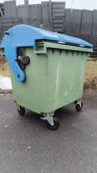 Używane pojemniki na odpady 1100l niemieckie kosze na śmieci