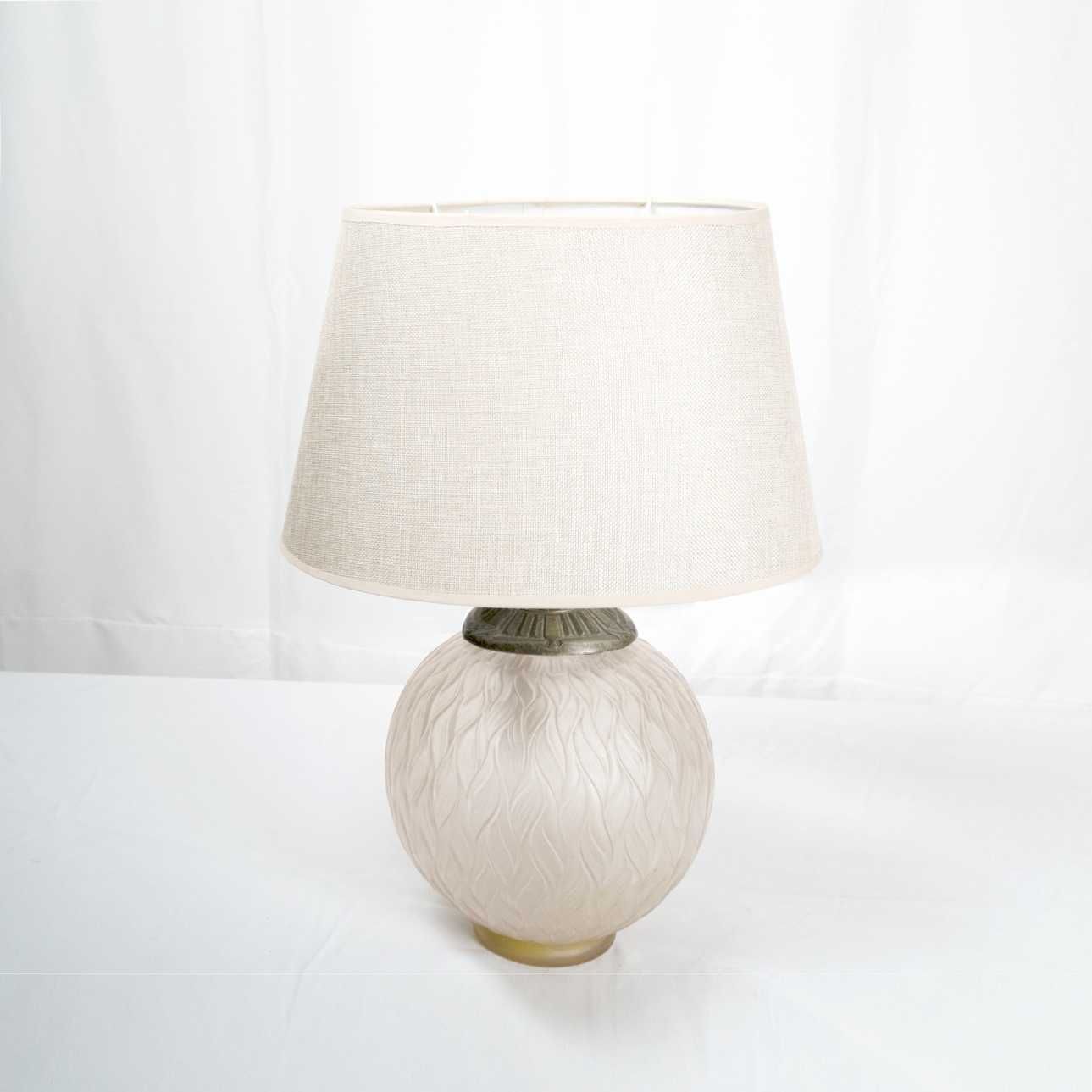 Candeeiro vidro Art Deco Genet & Michon | 1930