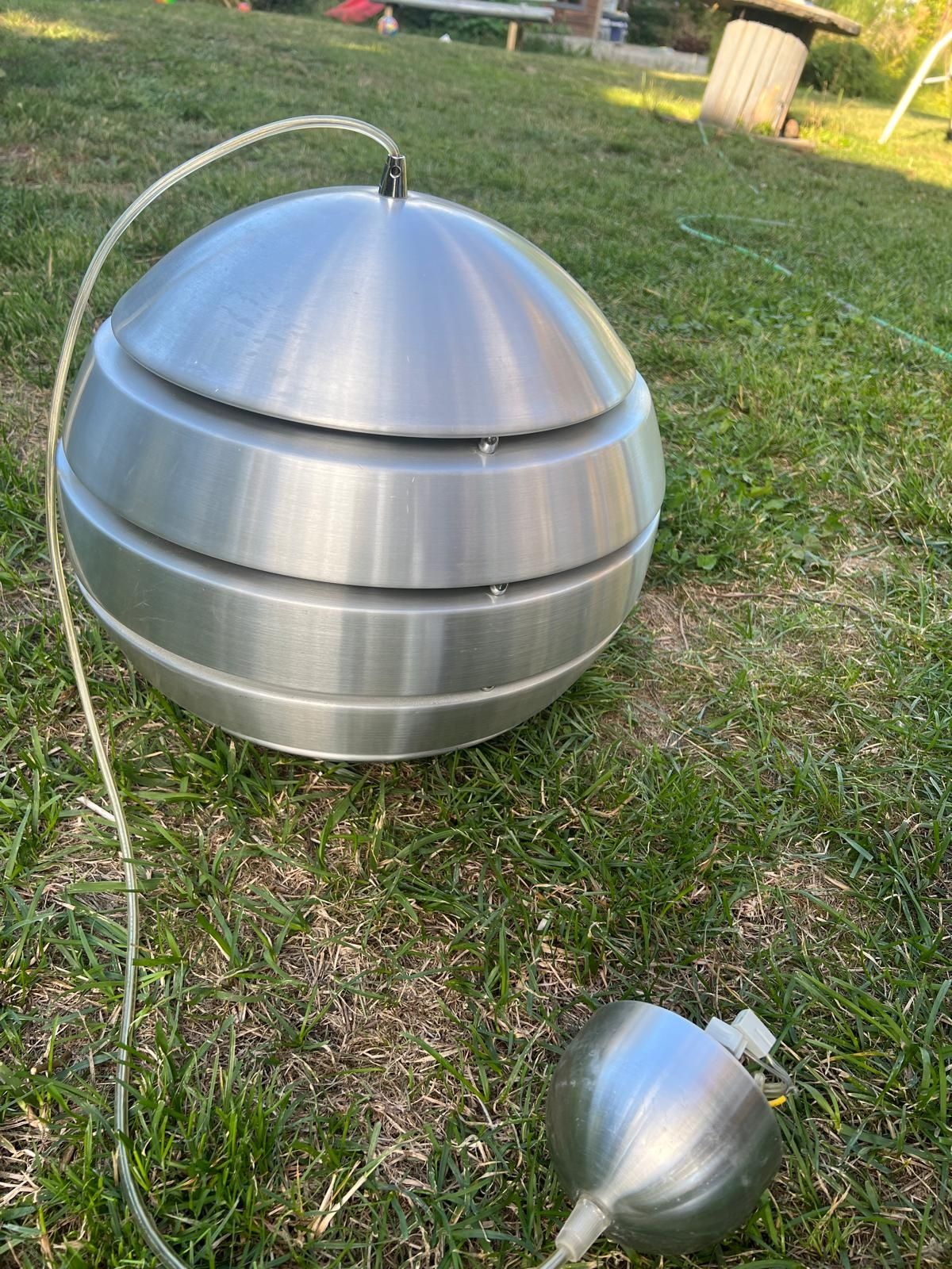 Lampa wisząca aluminiowa kula Stromboli 40 cm