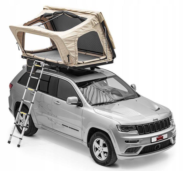 SAMOCHODOWY NAMIOT DACHOWY AERO ALU bagażnik dach w twardej obudowie