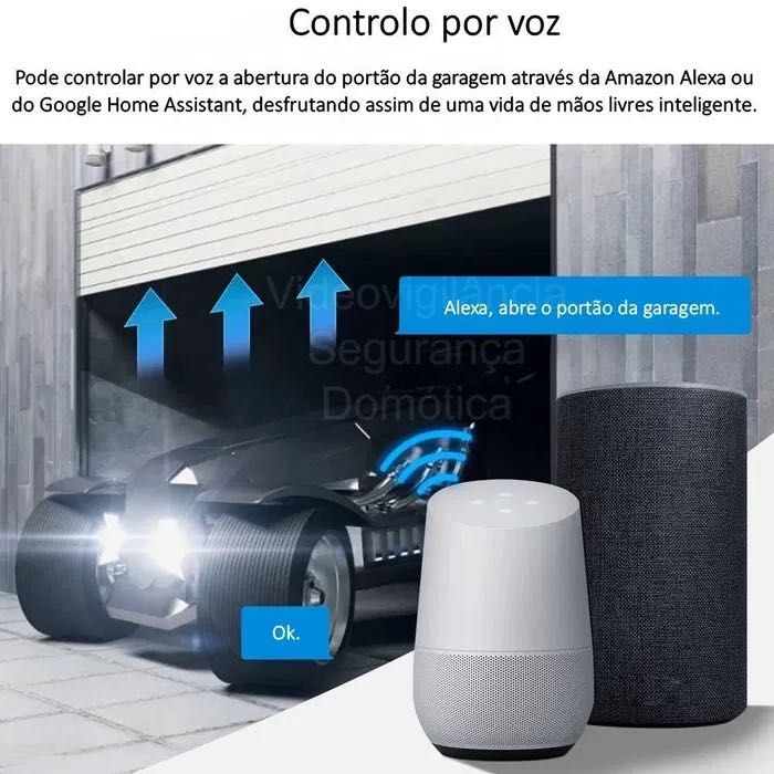 Controlador de abertura e fecho do portão de garagem * WiFi * Tuya