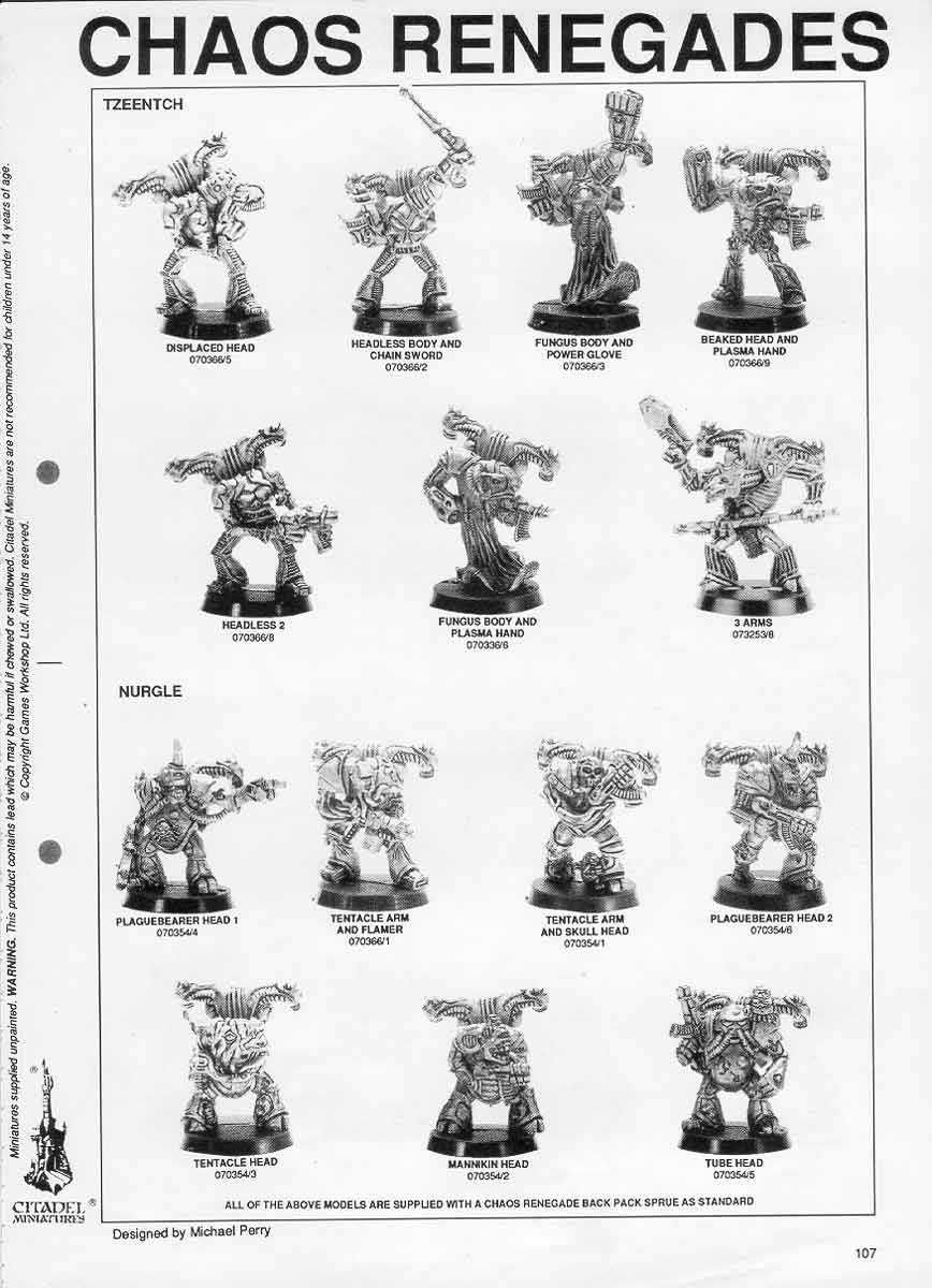 Warhammer 40k, Rogue Trader: Chaos Renegades, Tzeentch, Displaced Head