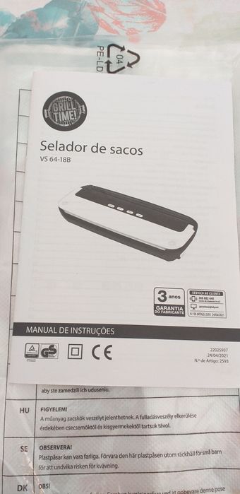 Vendo selador de sacos