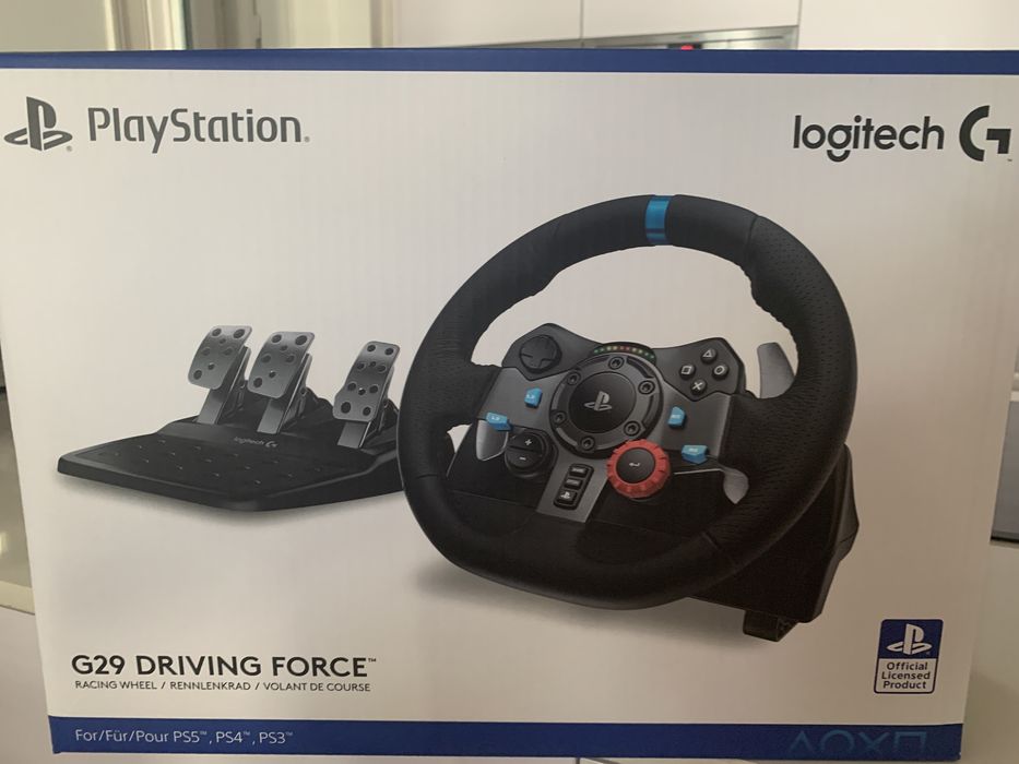 Volante Logitech G29 Driving Force PS5/PS4/PS3/PC