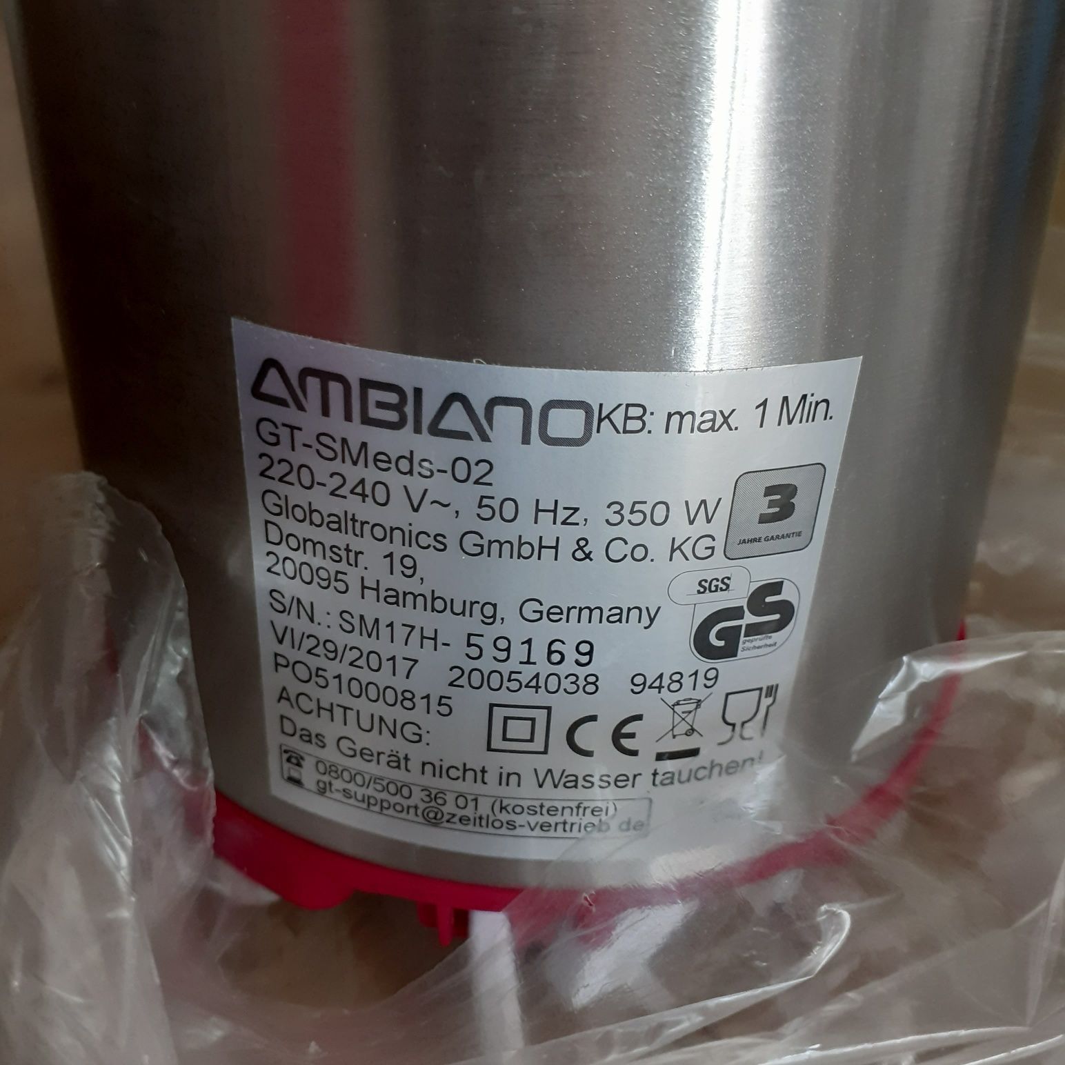Nowy Blender Smoothie Maker TO GO MIX&GO 500ml 250W
