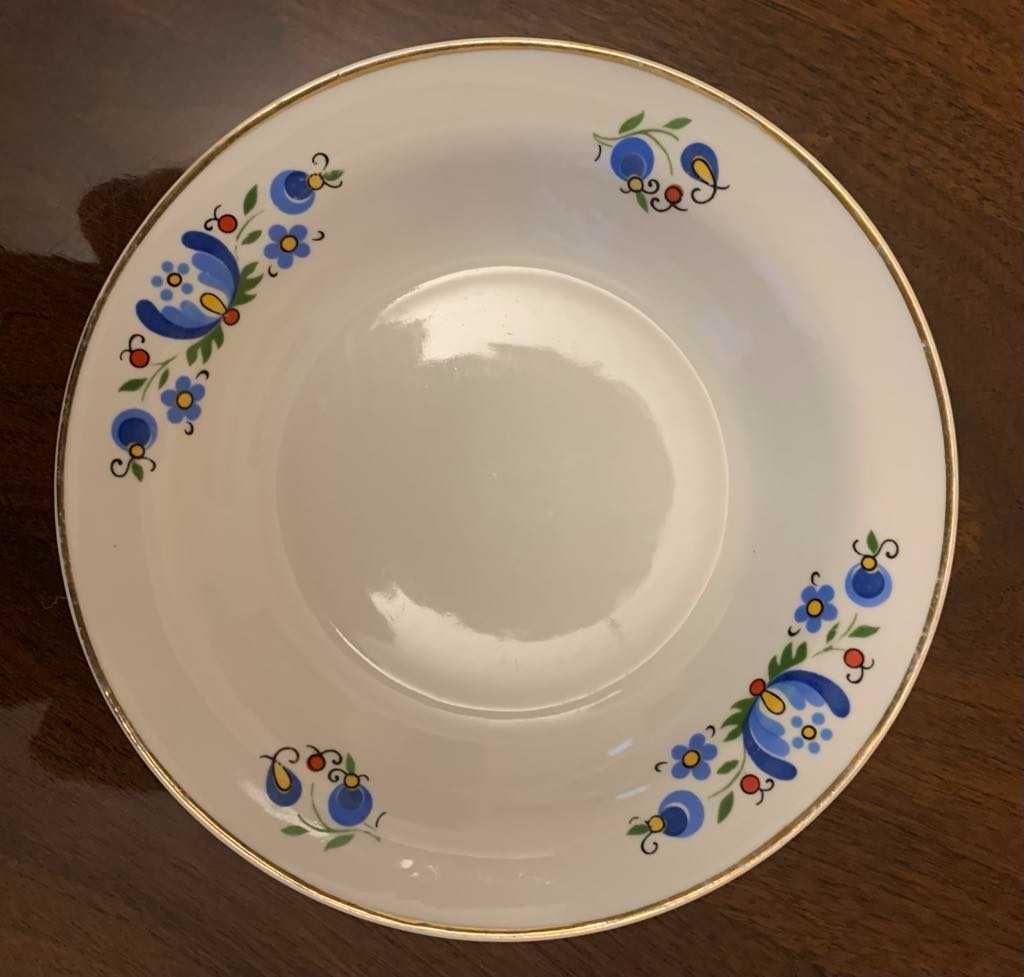 porcelanowe talerze Lubliana, Chodzierz, folklor kaszubski - ostatnie
