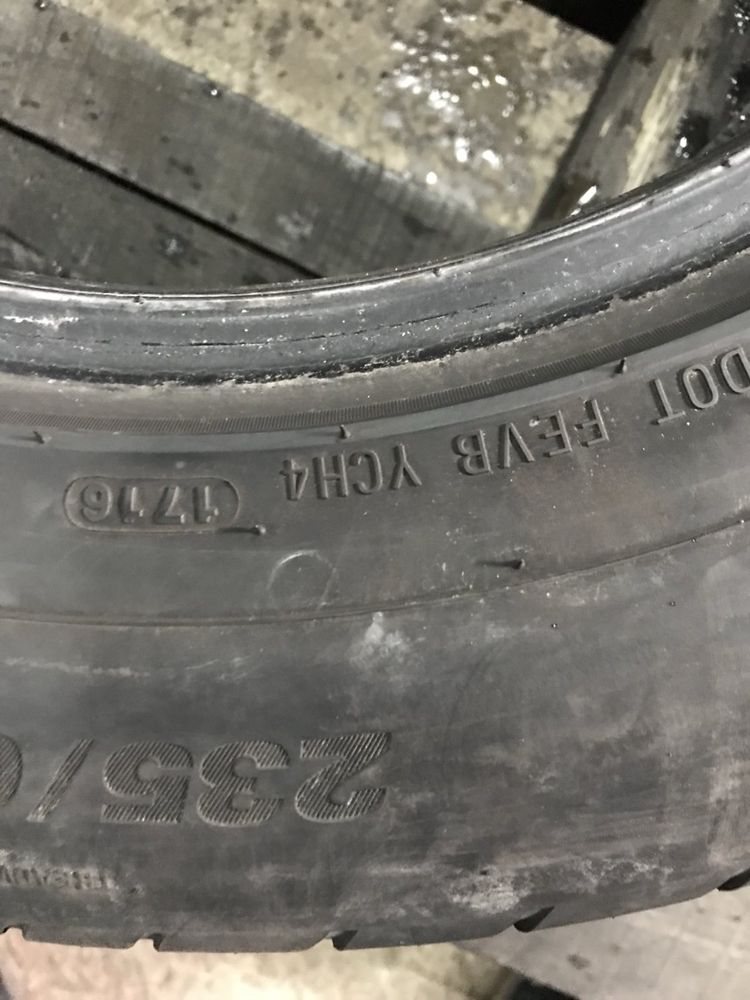 Kumho 235/60r16 пара резина шини б/у склад оригінал літо