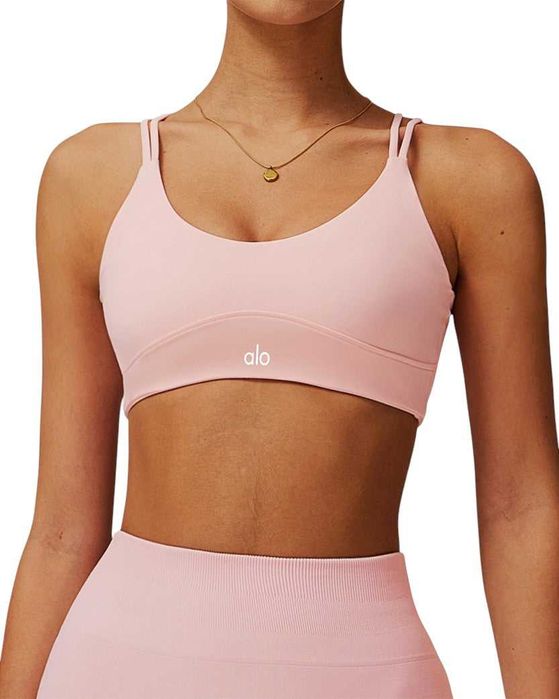 Топ спортивний Alo Yoga Tight Bra Pink 40132-PK