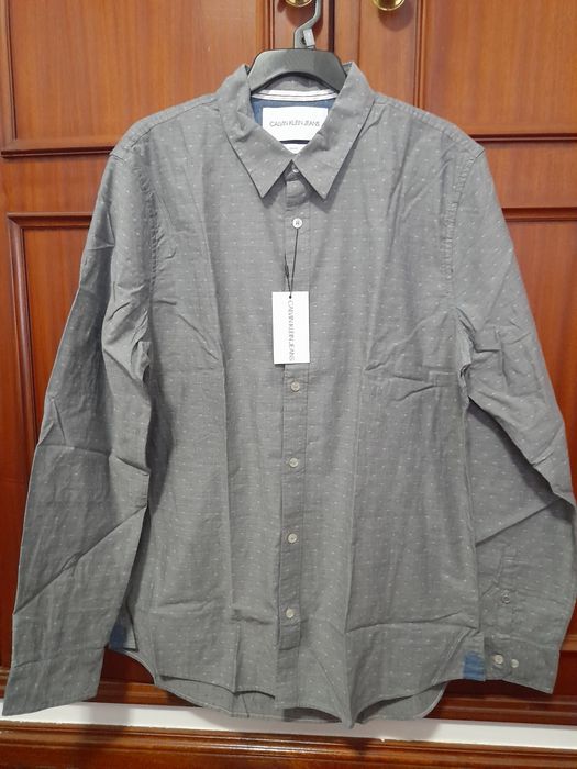 Camisa Cinzenta Calvin Klein Jeans