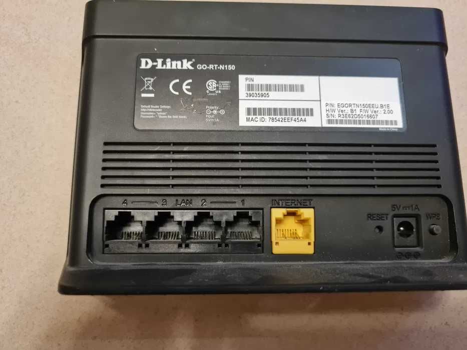 Router D - Link GO-RT-N150