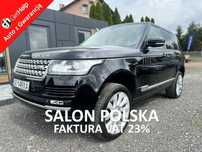 Land Rover Range Rover Salon Polska Poleasingowy I właściciel Serwis ASO VAT 23% Bezwypadkowy