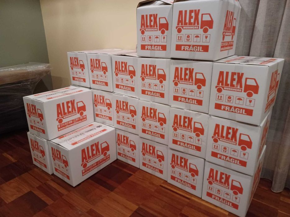 Mudanças sem stress! Transporte rápido e profissional - Alex Mudanças