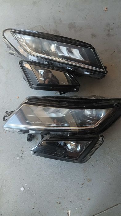 Lampy przednie skoda kodiaq lewa prawa full led