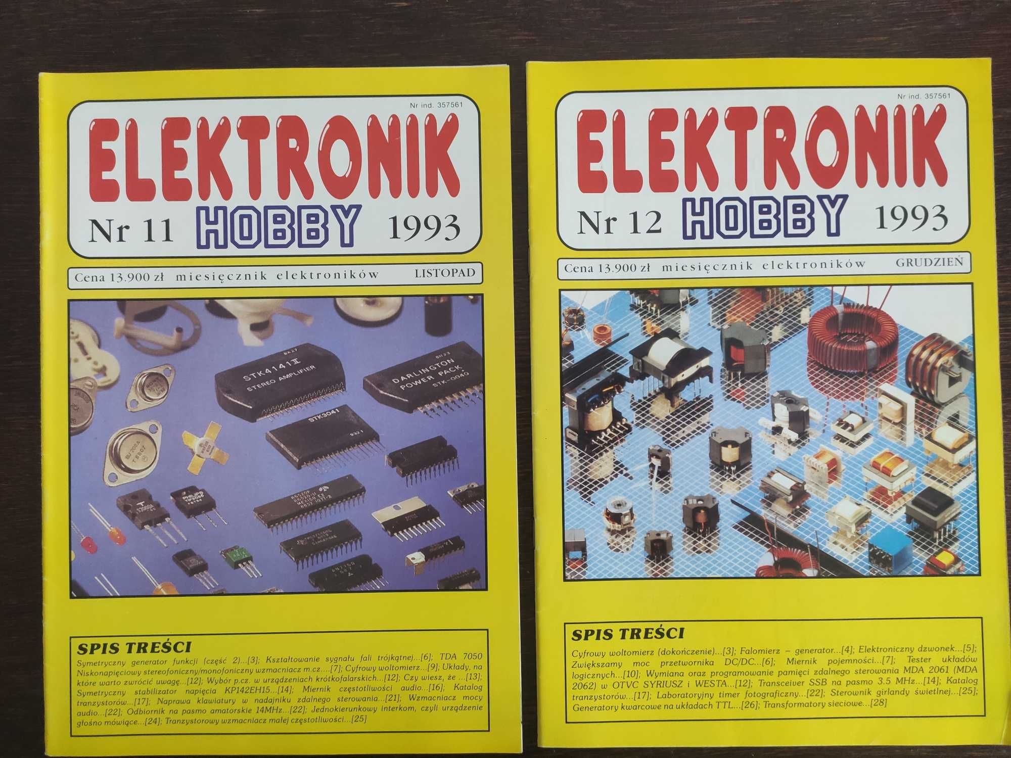 Elektronik Hobby - numery z lat 1992 i 1993