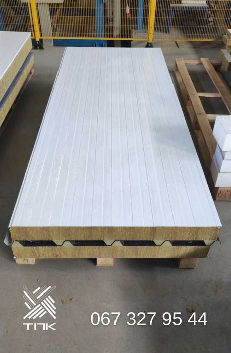 Сендвіч-панелі Сэндвич-панели мін.вата/пінопласт з заводу 780 грн/м²