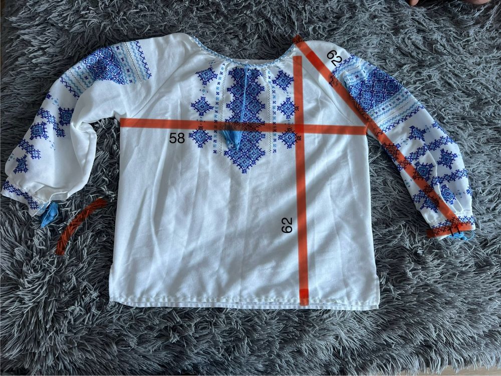 Вишиванка ручної вишивки, onesize