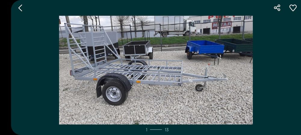 Оренда лафет/ прокат причіп