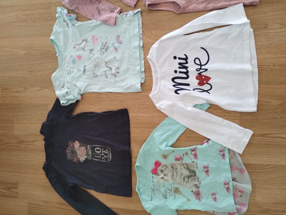 Komplet bluzek dla dziewczynki 92