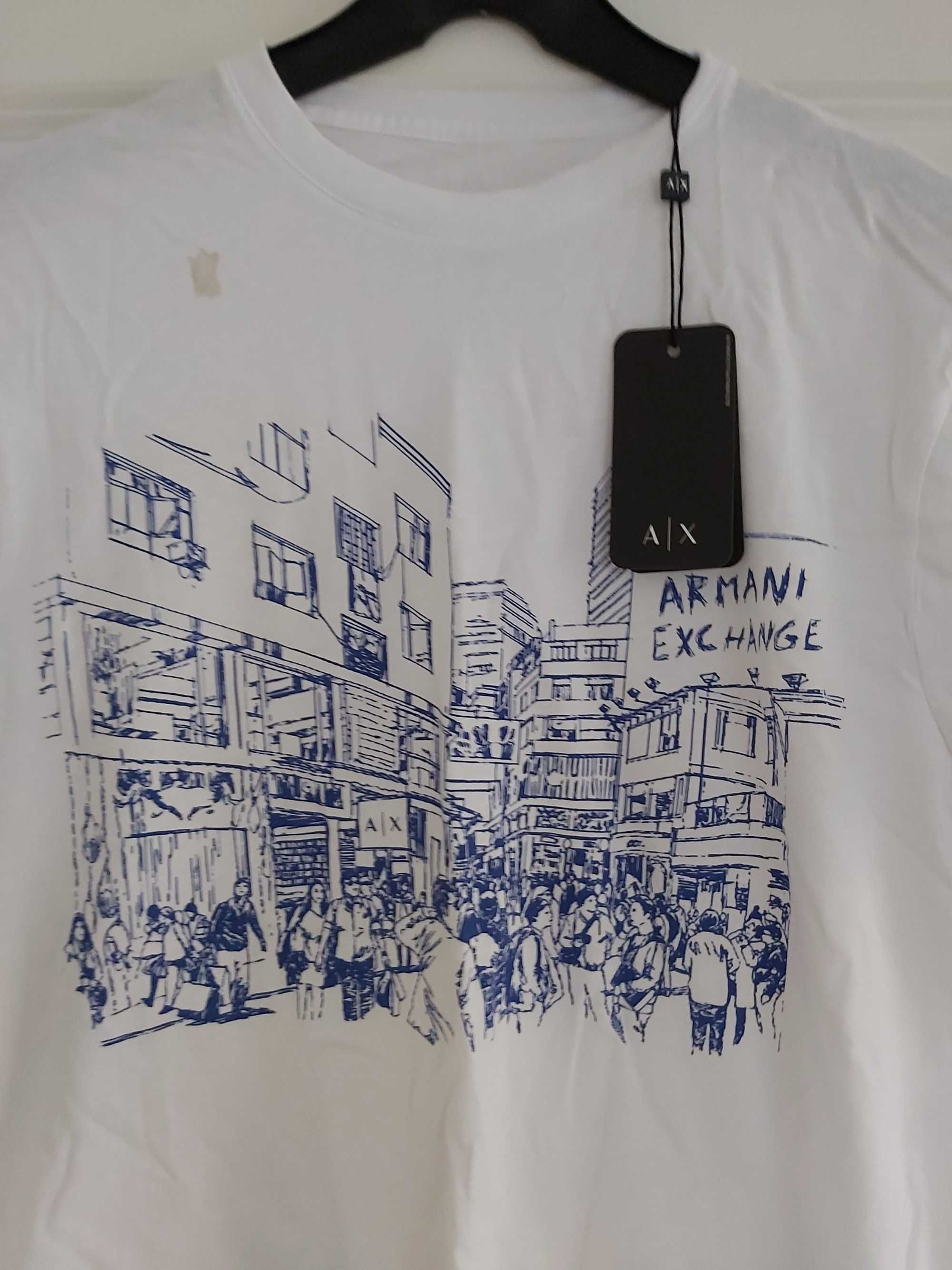 NOWY tshirt ARMANI EXCHANGE koszulka bluzka S