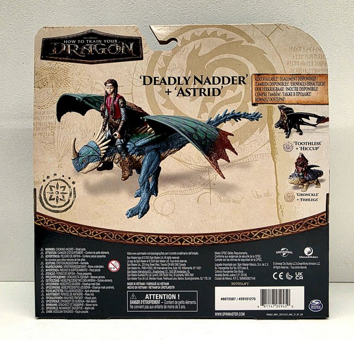 Набір фігурок Dragons Як приборкати дракона Громгільда та Астрід