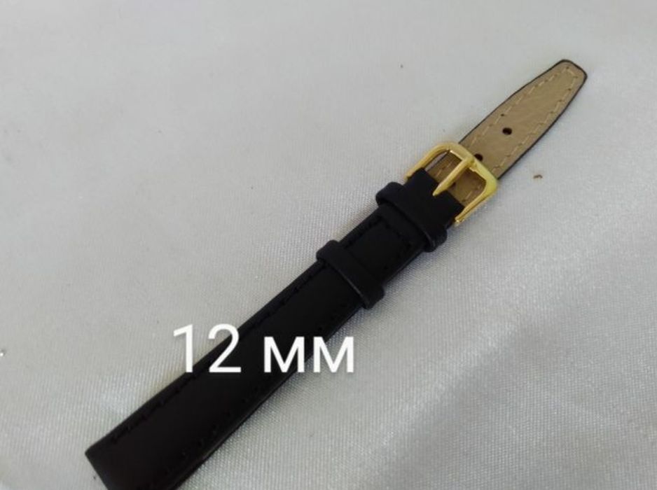 Ремешок кожаный для часов 8,10,12,14,16,18,19,20 мм,(Польша)