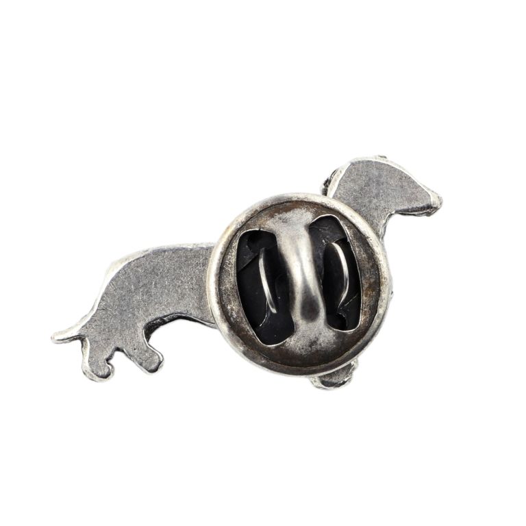 Jamnik szorstkowłosy pin posrebrzony Art-Dog