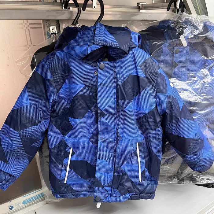 Теплая зимняя куртка для мальчика,  Fun time 110см