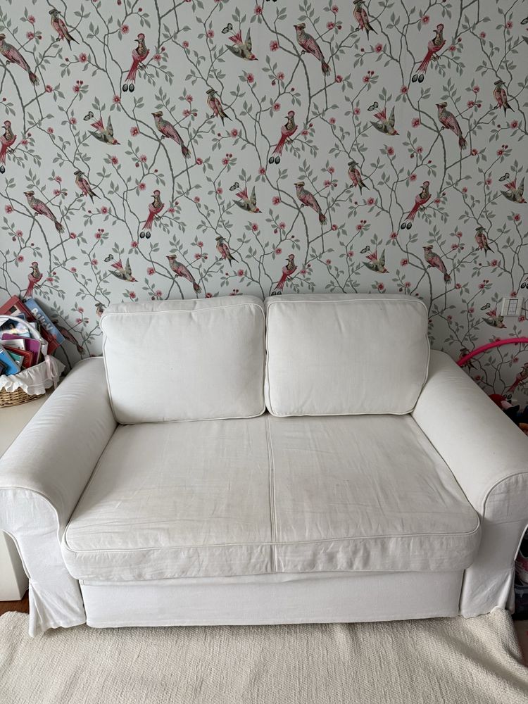 Sofá Cama branco ikea