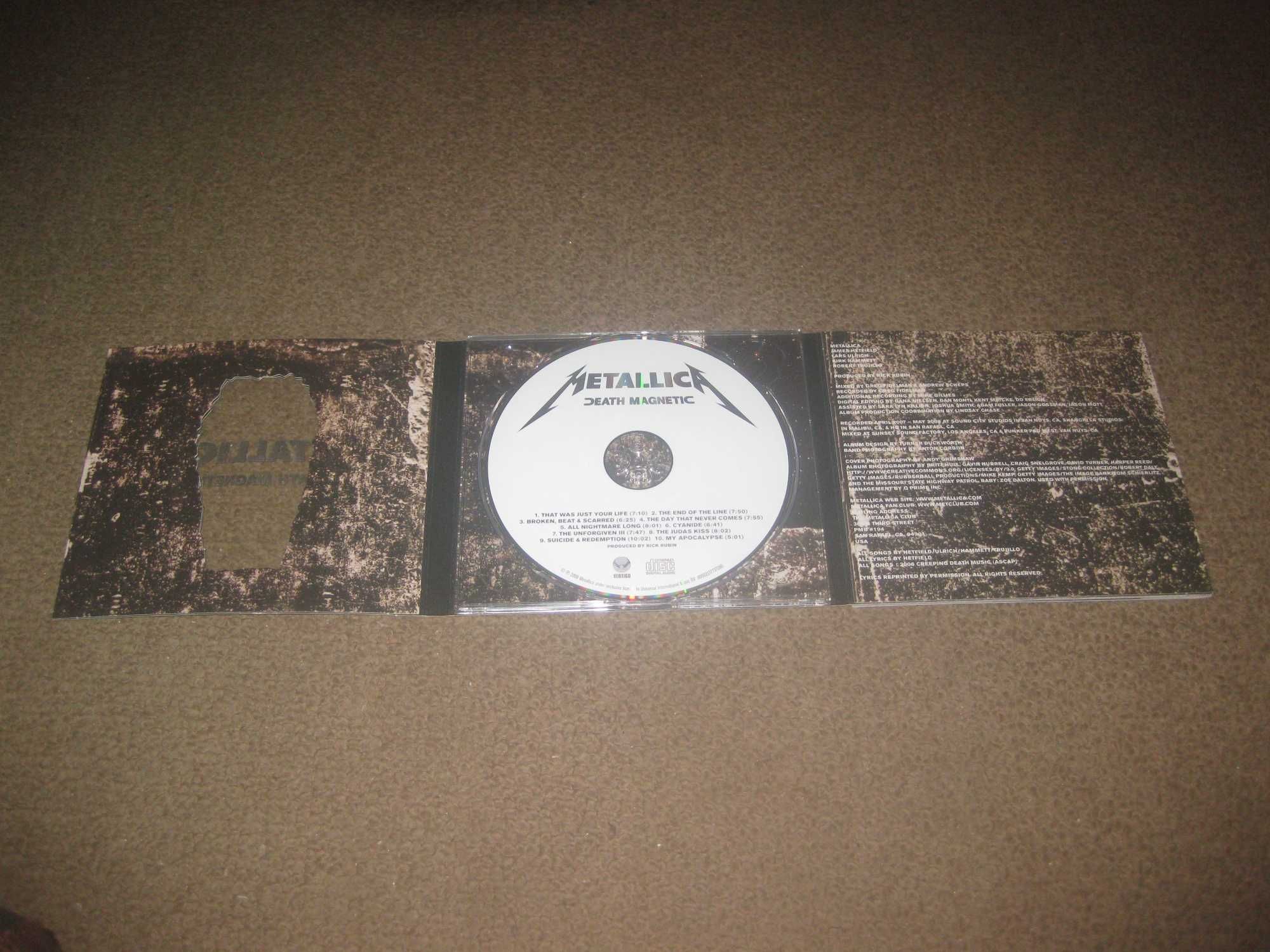 5 CDs dos "Metallica"