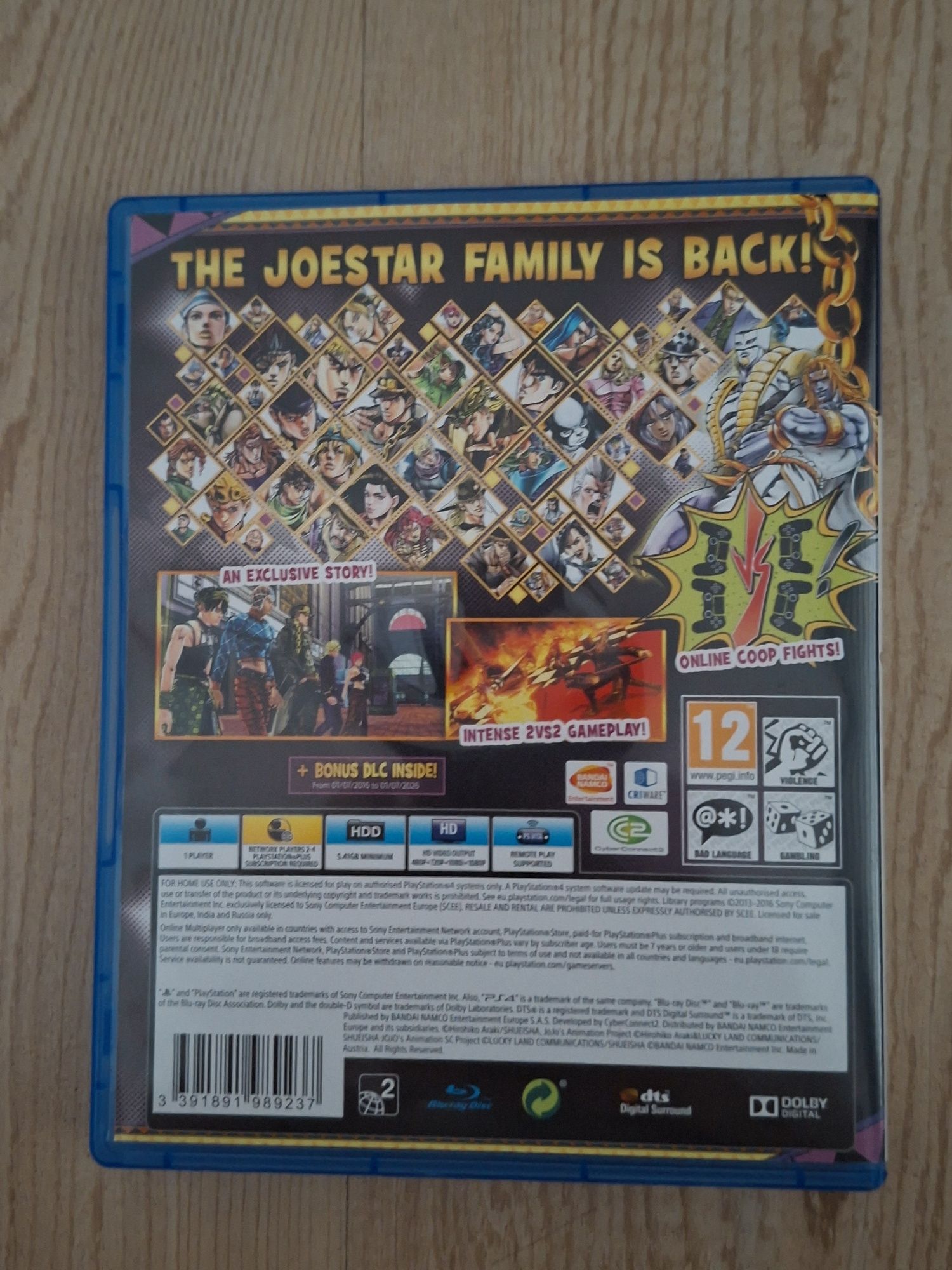 Jojo's Bizzare Adventure Eyes of Heaven gra ps4
