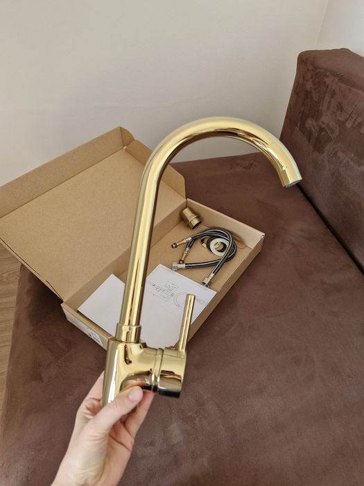 Bateria kuchenna złota nowa madeira