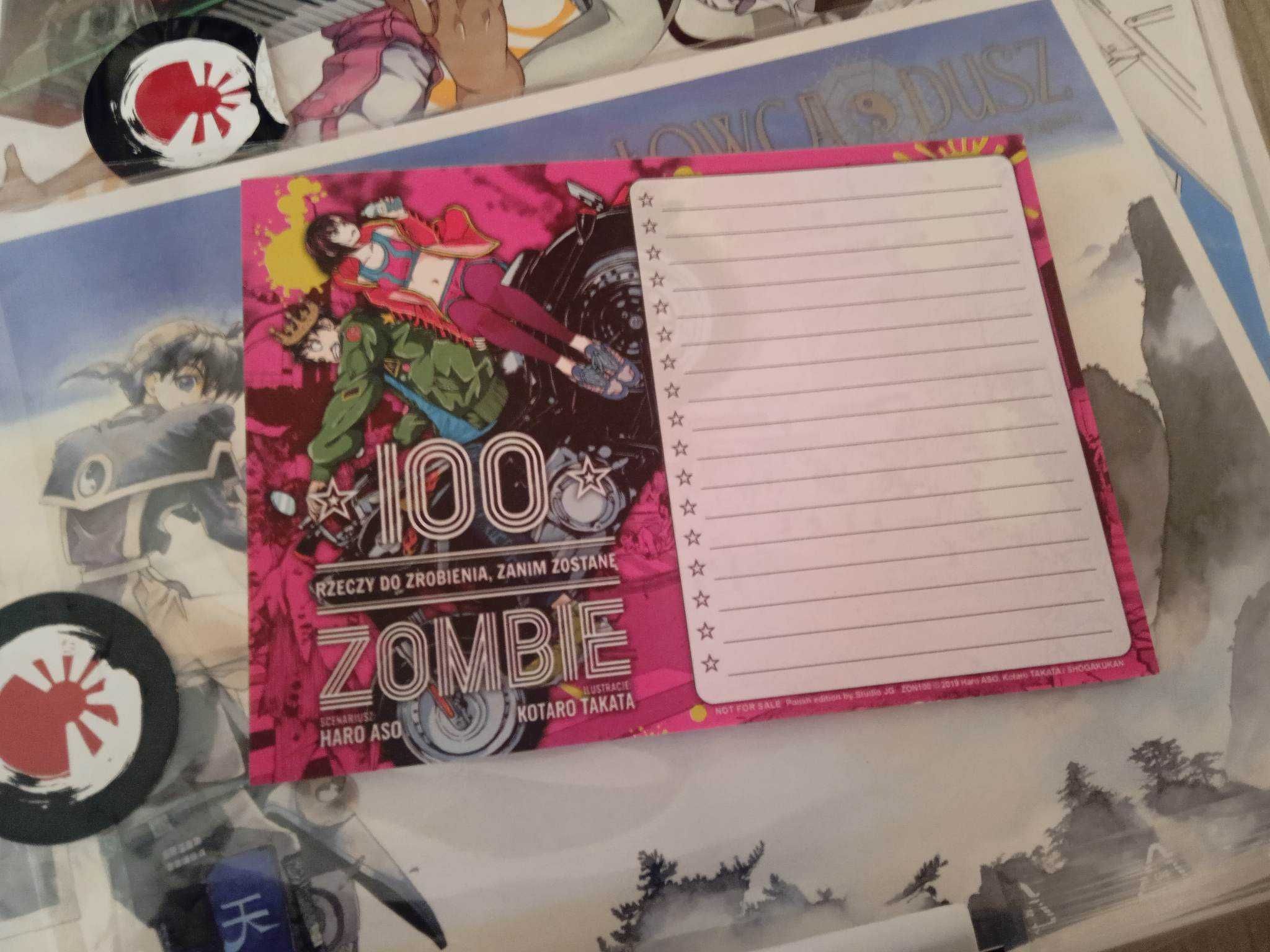 Notes z 100 rzeczy do zrobienia, zanim zostanę zombie