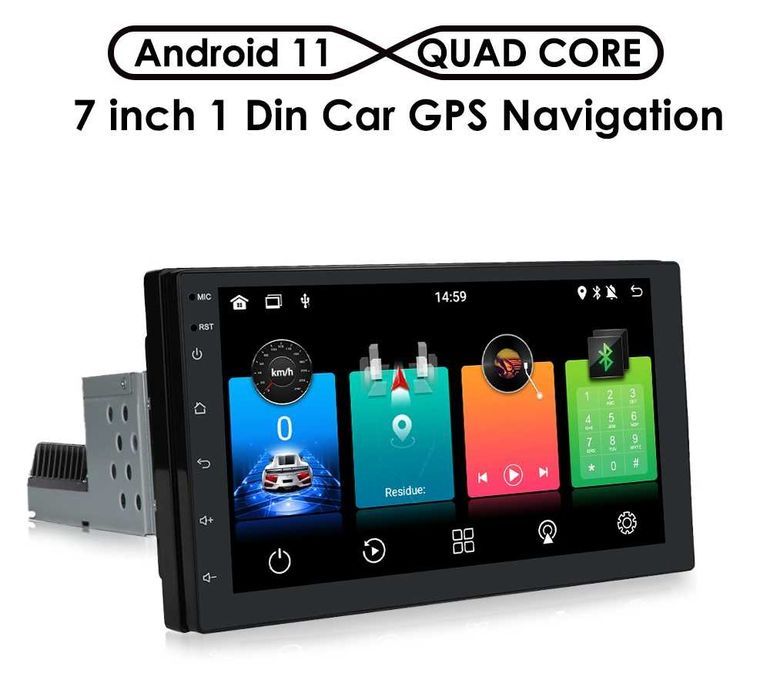Radio 1 na 2DIN android 11 gps wifi bluetooth PROM
