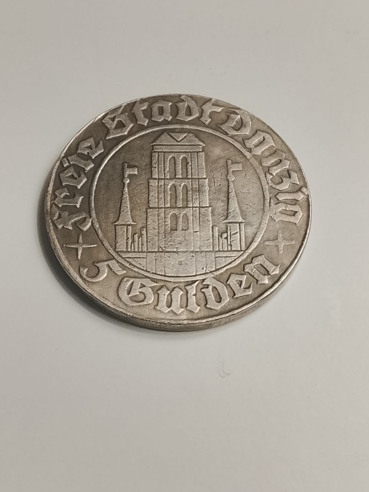 5 guldenów 1932 rok. Wolne Miasto Gdańsk kopia.
