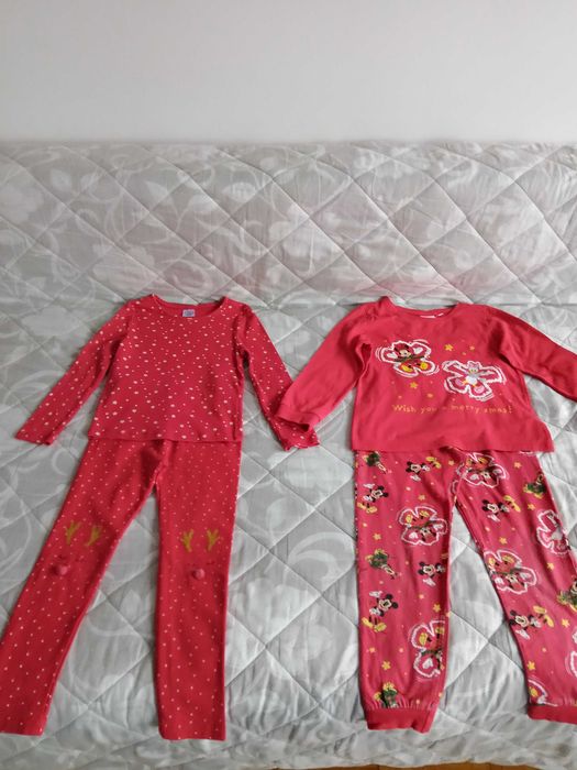 Zestaw Ubrań dla Dziewczynki ŚWIĄTECZNE Zestaw 15 SZT Rozmiar 110-116